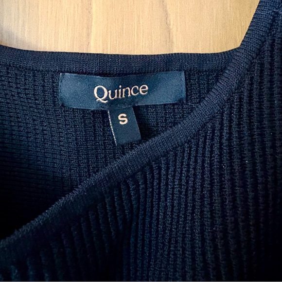 Quince black Ribbed Tank Top - Picture 4 of 5
